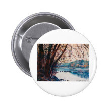 Fall on the New River Pinback Buttons