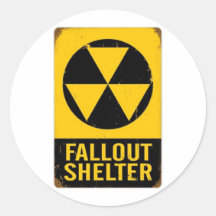 FALL OUT SHELTER STICKER