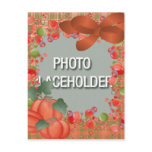 Fall Photo Template Postcard