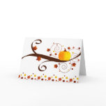 Fall pumpkin - Card
