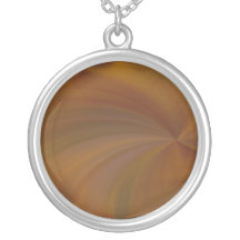 Fall Radial Twirl Necklace