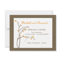 Fall Rehearsal Dinner Invitation