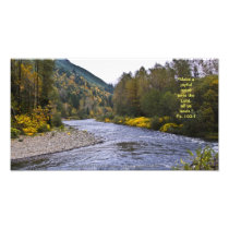 Fall River Print w/Scripture Verse