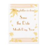 Fall Save the Date postcards