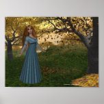 Fall Season Queen  - Fantasy Print