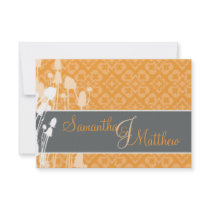 Fall Sophistication RSVP Card B2 Custom Invitations