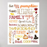Fall Theme Print