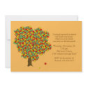 Fall Tree Thanksgiving Invitation