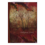 Fall Trees Thanksgiving Card
