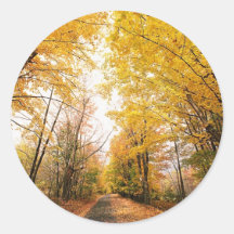 Fall Wedding Autumn Wedding Invitations Seals Stickers