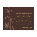 Fall Wedding Save the Date postcards