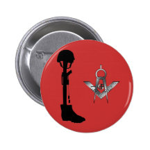 Fallen Brother Mason Pinback Button
