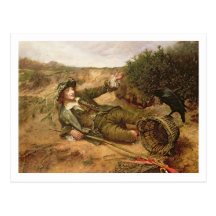 Fallen by the Wayside, 1886 (oil on canvas) Post Cards