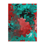 Fallen into Abstract Post Card