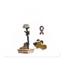 Fallen Soldier - Boots Mourns Sticker