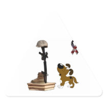 Fallen Soldier - Boots Mourns Sticker
