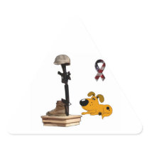 Fallen Soldier - Pumpkin Mourns Stickers