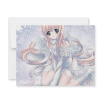 falling girl personalized invitations