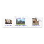 FALLING HOME VALUES bumper stickers