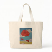 Falling Rose Canvas Bag