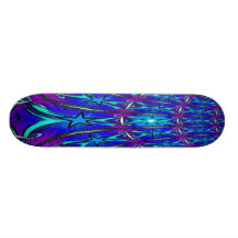Falling Star Fractal Skateboard