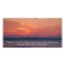 Falling Sun Personalized Photo Card