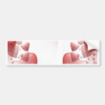 Falling Valentine Bumper Sticker