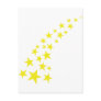 falling yellow stars postcards