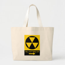 Fallout Shelter Guide Highway Sign Canvas Bag