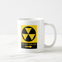 Fallout Shelter Guide Highway Sign Mug