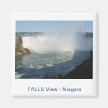 Falls View : Niagara USA Canada Fridge Magnets
