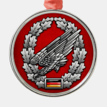 Fallschirmjägertruppe Barettabzeichen Christmas Ornament