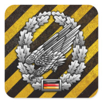 Fallschirmjägertruppe Barettabzeichen Sticker