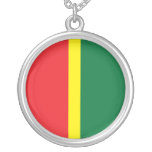 Falmouth Jamaica Reggae Silver Necklace