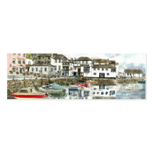 'Falmouth' Small Bookmark Business Card Template