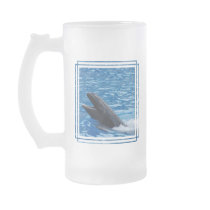 False Killer Whale Frosted Beer Mug