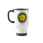 False Sunflower Plastic Travel Mug
