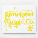 Fameland Garage Company - Yellow Edition mousepads