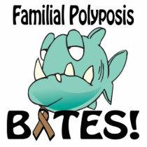 Familial Polyposis BITES (brown) Acrylic Cut Out