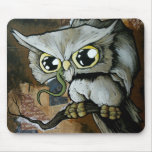 Familiar Owl Mousepad