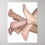 Familiy of feet posters