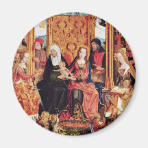 Family Altar Middle Panel: The Mystical Marriage O Magnets