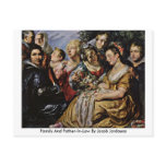 Family And Father-In-Law By Jacob Jordaens Post Cards