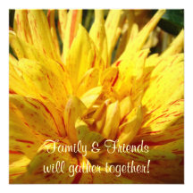 Family Friends gather together! Invitations Dahlia