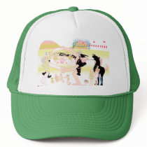 Family in Japanese Edo ara 2 Hats