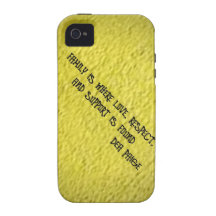 family is where love, respect, and support is foun Case-Mate iPhone 4 cover