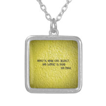 family is where love, respect, and support is foun personalized necklace