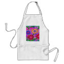 Family of flowers aprons