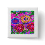 Family of flowers buttons