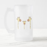 Family of Giraffes. Cartoon. Coffee Mug